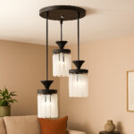 چراغ آویز 3 شعله شاهان تک مدل 3CARDI/B