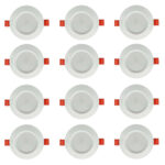 چراغ هالوژن 7 وات شاهچراغ مدل روناک بسته 12 عددی