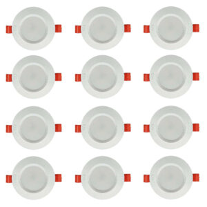 چراغ هالوژن 7 وات شاهچراغ مدل روناک بسته 12 عددی