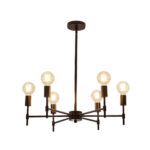 لوستر 6 شعله مدل سقفی