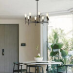 لوستر سقفی 8 شعله مدل فانتزی کد Nor 2