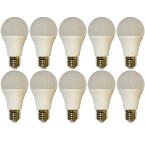 لامپ ال ای دی 9 وات پارس نوین مدل حبابی پایه E27 بسته 10 عددی