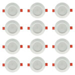 لامپ هالوژن 7 وات شاهچراغ مدل روناک بسته 12 عددی