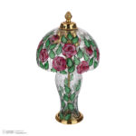 آباژور رومیزی مدل بنیتا طرح گل کد 002