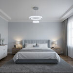 لوستر مدل دو حلقه مدرن