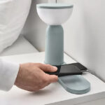 آباژور رومیزی ایکیا مدل شارژر موبایل بی سیم